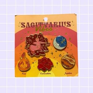 Sagittarius Themed Pins Set NWT